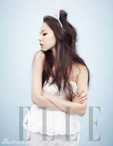 组图：wondergirls昭熙变身兔女郎拍时尚写真