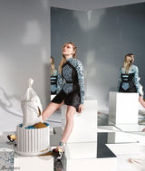 组图：克尔斯滕-邓斯特登杂志 出位发色玩冷艳