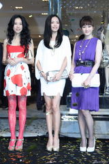 幻灯图：莫文蔚姚晨李小冉竞艳 梁咏琪关注灾区