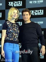 组图：汤姆克鲁斯出席《侠探杰克》韩国发布会