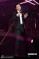 组图：萧敬腾唱《black or white》 向杰克逊致敬