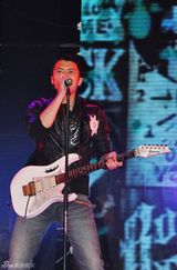 高清图：李宇春个唱成催泪弹 谢霆锋重弹吉他落泪