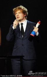 组图：全英音乐奖 艾德-希兰获英国最佳男歌手