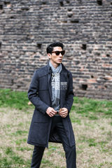 高清图：张亮米兰时尚之旅 男神气场十足