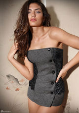 高清组图：意大利超模阿里萨-米勒性感内衣写真