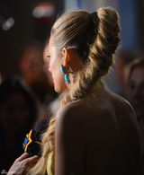 组图：布莱克明黄色礼服闪耀《野蛮人》纽约首映