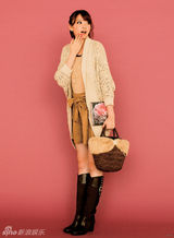 组图：日本模特宫田聪子示范89款秋季服饰搭配