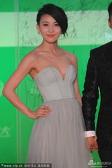 组图：上海电视节红毯 贾青性感双峰呼之欲出