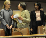 高清图：梅丽尔-斯特里普联合国呼吁维护女性权益