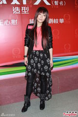 组图：郭晋安田蕊妮吴卓羲亮相TVB新剧造型会