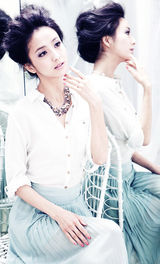 高清组图：佟丽娅演绎文艺青年 展现别样小清新