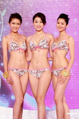 组图：国际华裔小姐泳衣彩排 五号佳丽获选友谊小姐
