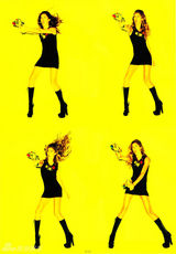 高清组图：巴西超模吉赛尔-邦辰性感泳装登封面