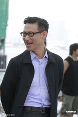 组图：张学友参加开机仪式 拍新戏全因友情