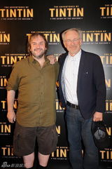 组图：斯皮尔伯格彼得杰克逊宣传《丁丁历险记》