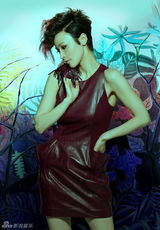 组图；石小群新造型回归真我 鸡冠头发型俏皮叛逆