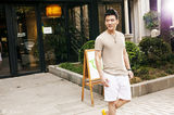组图：魏千翔随性夏日街拍清爽搭配