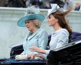 组图：英国皇家骑兵卫队阅兵王妃优雅