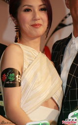 组图：杨千嬅大笑展本色 不慎失守胸垫侧露