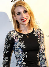 高清组图：艾玛-罗伯兹短裙亮相圣丹斯电影节