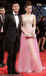 高清图：电影《精武风云》首映 甄子丹夫妇秀恩爱