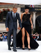 高清图：《黑衣人3》伦敦首映 妮可携男友抢镜