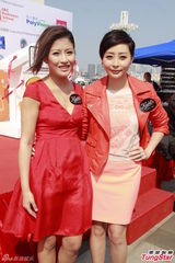 组图：周家蔚低胸装险走光 张新悦证实已怀孕