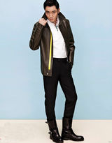 组图：李东学早春型男大片诠释复古优雅