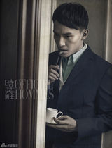 组图：张震秦岚《时装男士》贵气奢华