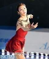 组图：韩国冰上公主金妍儿退役办纪念表演