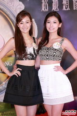 组图：20位候选港姐首晤传媒 佳丽现场展风姿