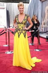 高清组图：南希-奥德尔深V礼服闪亮打头阵