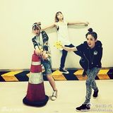 组图：BB成员GD与2NE1成员CL微博批量晒美图