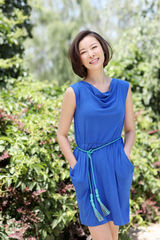 高清图：柯蓝拍摄时尚大片 清新温暖传递秋日思绪