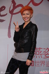 组图：孙燕姿橙发亮眼披黄金甲 许美静助阵