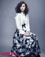 高清组图： 韩星郑有美时尚写真变身神秘魅惑女人