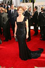 高清图：梅丽莎-里奥亮片黑裙优雅亮相引注目