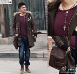 明星爱街拍第11期：冬日军旅风搭配硬朗帅气