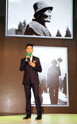 组图：江一燕陈坤默契代言 被赞最佳文艺小伙伴