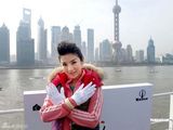 高清组图：为家乡出力黄奕担当大使 多变手势祝福上海世博 