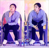 组图：韩花滑选手金妍儿参加花样滑冰秀彩排