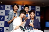 高清图：cnblue出席索尼爱立信新品上市活动