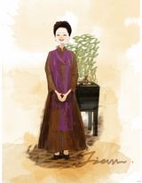 组图：网友制彭丽媛卡通图 赞美到深处自然萌