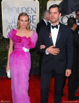 高清组图：戴安-克鲁格紫色礼服亮相红地毯