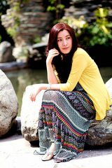 组图：王雅捷大自然写真展唯美异域情