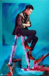 组图：王学兵杂志大片  演绎运动时尚范儿