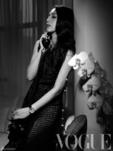 组图：董璇VOGUE黑白大片 彰显极致女性魅力