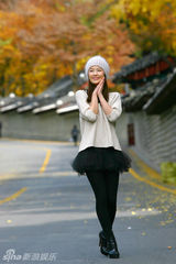 组图：美女主持李呈媛赴首尔拍写真唯美浪漫