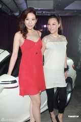 高清组图：香港名模助阵汽车陈列室开幕礼