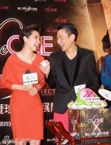 组图：李冰冰为华仔庆生献吻 赞刘嘉玲优秀